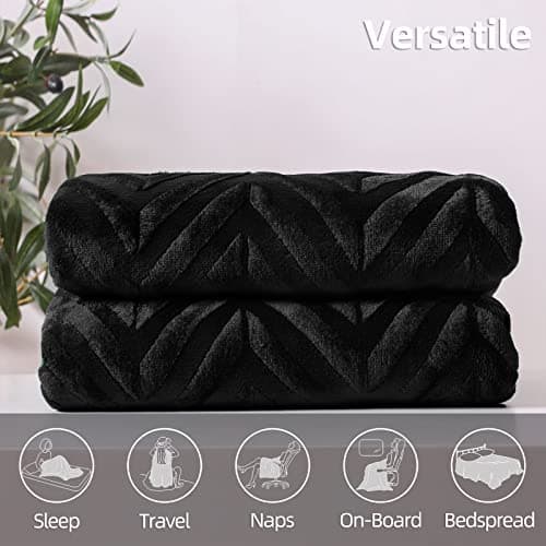 Whale Flotilla Flannel Fleece Throw Blanket for Sofa, 130x150 CM — view 6