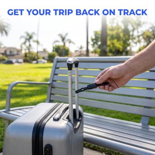 Hemobllo Suitcase Handle Repair Kit Black Plastic Replacement Button for Telescopic Luggage Handle with Wide Compatibility and Enhanced Stability Suitable for Travel and Train Stations — view 3