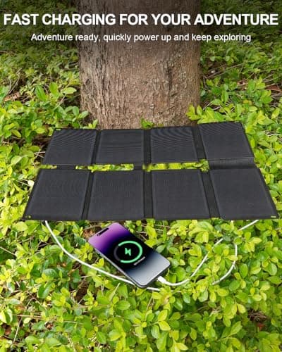 ELECAENTA 25W HPBC ETFE Foldable Solar Charger, Pocket-Size Solar Panel — view 6