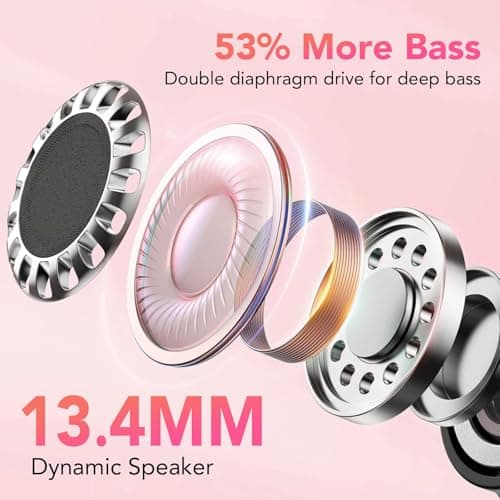 QXQ S26 Wireless Earbuds, In Ear Noise Cancelling Bluetooth 5.4 Headphones — view 3