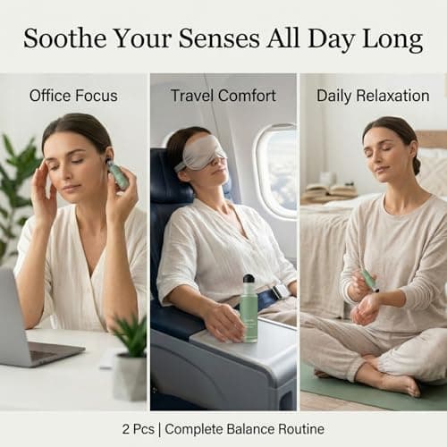 Vertigo Soothing Roll-On (2 Pcs), Natural Essential Oil Blend with Lavender, Travel Comfort & Daily Balance Care Routine for Men & Women,Gentle,Skin-Friendly Calming Aroma, 10ml x 2 — view 5