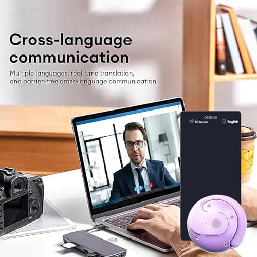 Hy-t26 Pro Language Translator, Wireless Real Time Translation Earbuds, Hy-t26 Interpretation Earphone with 75 Languages, Electronic Foreign Language Translators, for Offices Supplies — view 2