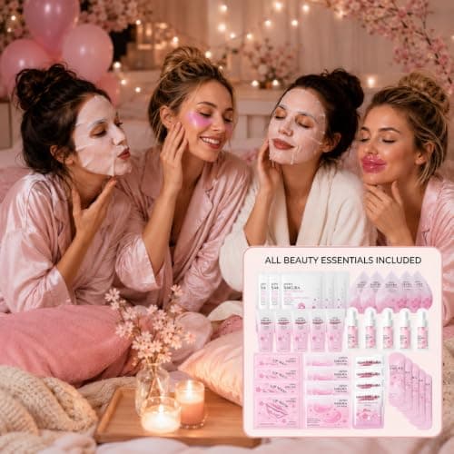 40PCS Sakura Skincare Set for Women, Face & Hand Care Beauty Gift Set — view 6