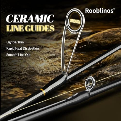 J-BARZILLAI S612 Ultra-Light Trout Rod - 1.85m Fast Action Carbon Fiber Fishing Pole, Stream & River Bass, 0.8-7g Lure Casting, Portable 2-Piece Travel Design (OPT-S612UL, 1.85m) — view 6