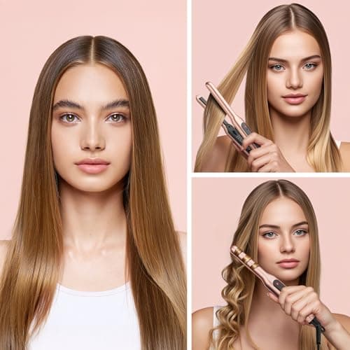JAETON Mini Travel Hair Straightener for Short Hair, 2 Temp 180°C/210°C — view 5