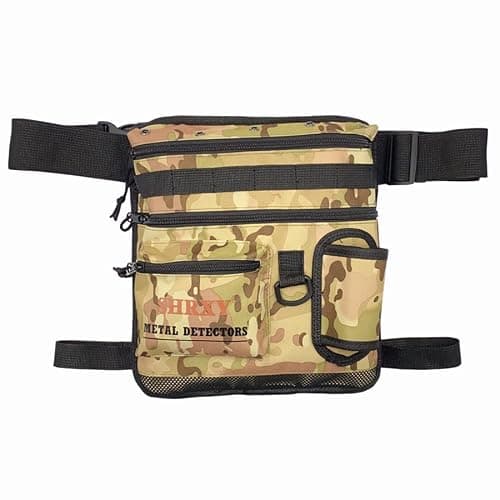 Super detesir Pointer Metal Detector Find Bag Detecting Digger Tools Bag Waist Pack Pouch for PinPointer Garrett Xp ProPointer (Coral) — view 2