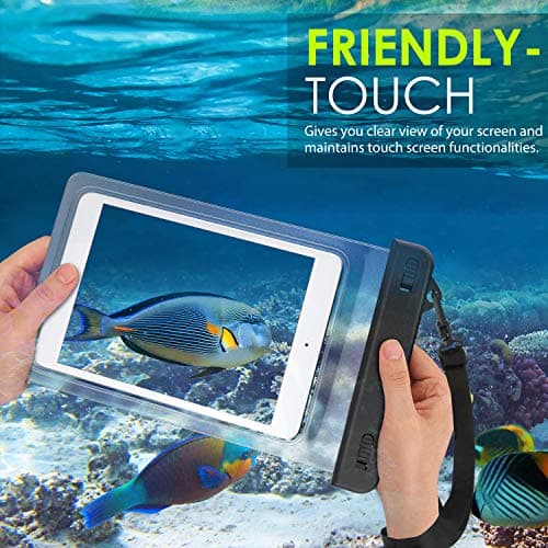 MoKo Waterproof Tablet Case, IPX8, up to 8.3 Inches, Clear — view 2