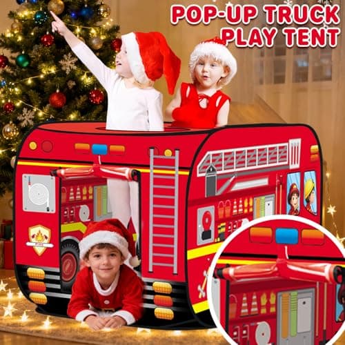 JONEG Pop Up Tents for Kids Play Tent Truck Playhouse Toys for Kids Age 2+ — view 2