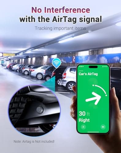 2PCS Magnetic Airtag Holder,IP68 Waterproof Magnet Holder Adhesive Mount — view 6