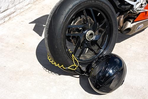 RIDERR Helmet Lock - Combination Lock to Secure Your Motorcycle, Motorbike, Scooter Helmet, Luggage & More. — view 5