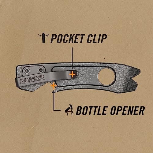 Gerber Gear Chonk 6-in-1 Multi-Tool - Pry Bar, Wire Stripper, Nail Puller, EDC Gear and Equipment - Micarta — view 4