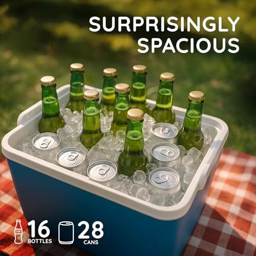 CUQOO Cool Box | Cooler Box Ice Box - Camping Cool Boxes Beach Travel Bag — view 2