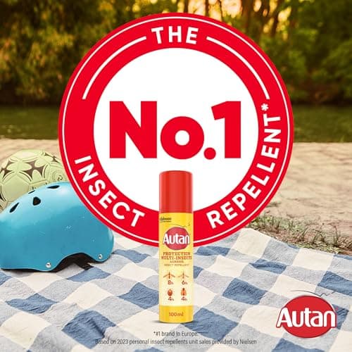 Autan Mosquito & Insect Repellent Spray 100ml – DEET Free Formula – Up to 8 Hours Protection – Travel Essential – Suitable for Kids — view 3