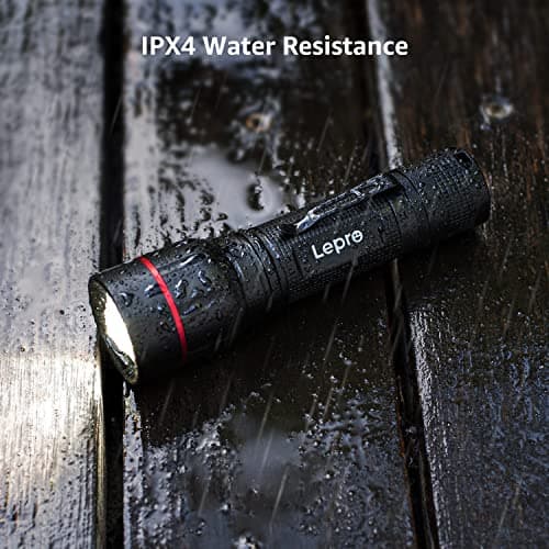 Lepro 2 Pack LED Torch Battery Powered, LE2050 Bright Handheld Flashlight — view 6
