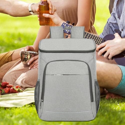 Insulated Backpack with Reflective Strip Waterproof — view 3