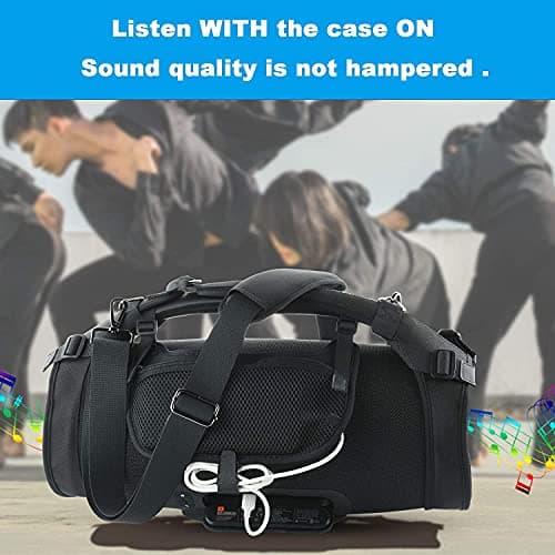KOSTOO Travel Carrying Strap Shoulder Strap with Two Side Covers for JBL Boombox/Boombox 2-Waterproof Portable Bluetooth Speaker — view 6