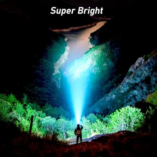 Blukar Head Torch Rechargeable, 2 Pack 2000L Super Bright Headlamp- 8 Modes — view 2
