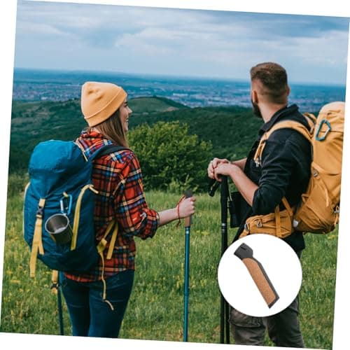VICASKY Soft Cork Trekking Pole Handle Grip Replacement, Professional Hiking Stick Adapter for Walking and Skiing, Sturdy Outdoor Hiking Pole Accessory for Mountaineering and Travel — view 6