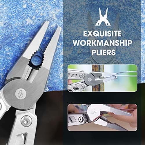 BIBURY Multi Tool, 21 in 1 Multitools Pliers, Screwdriver for Camping EDC — view 2