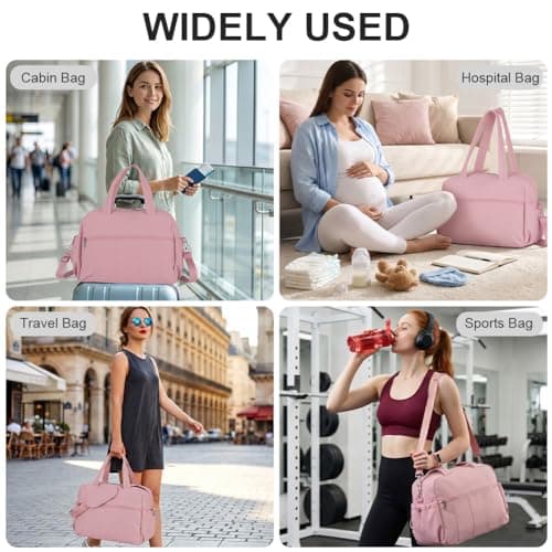 OSDUE Womens Gym Bag, 19L Large Travel Duffle Bags, 40x17x29cm — view 6