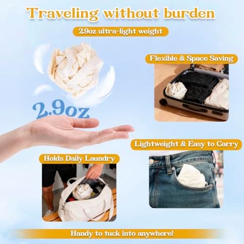 WiseBoy Extra Large Heavy Duty Laundry Bag for Dorm & Family — view 6