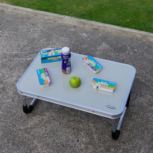 Andes Lightweight Aluminium Folding Camping/Picnic/Festival Travel Table — view 2
