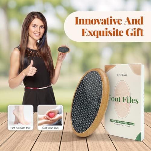 YISCOKO Foot File for Foot Spa,Hard Skin Remover Foot,Foot Scraper,Callus Remover for Feet,Feet Hard Skin Remover,Foot Scrubber,Glass Foot File for Soft & Smooth Heels,Pedicure Tools for Travel Use. — view 6