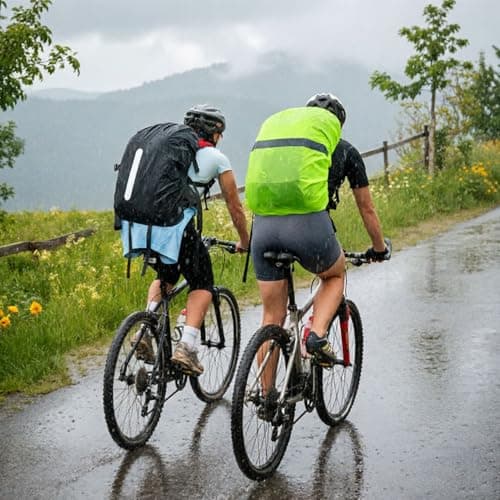 2 Pcs Waterproof Backpack Rain Cover 18L-30L for Rainy Days Hiking Travel — view 4