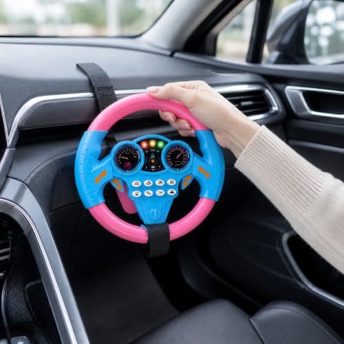 Steering Wheel with Secure Fastening Straps — view 5