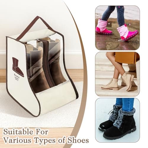 AOZUO 2 Set Boot Storage Bag, Portable Boots Protector Bag — view 6