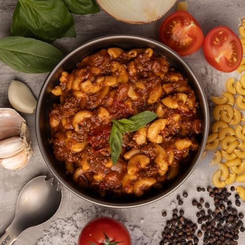 Wayfayrer Camping Food 300g Ready to Eat, Hot or Cold, Meal Pouch | Duke of Edinburgh Recommended Kit | Camping, Hiking, Fishing and Outdoor Adventures (Pasta Bolognese) — view 2