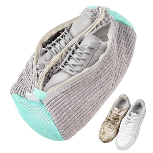 2-in-1 Shoe Washing Bag for Washing Machine(Wash 2 Shoes in 1 Bag)