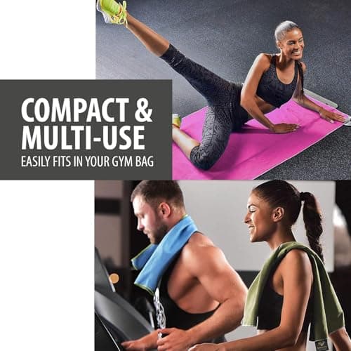 Microfibre Towel, Quick Dry Travel Towel for Gym, Beach and Swimming — view 5