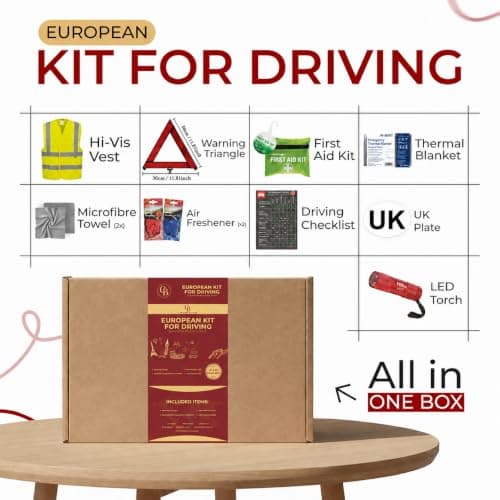 Europe Travel Driving Kit 2026, All in One European Driving Kit Essentials — view 2