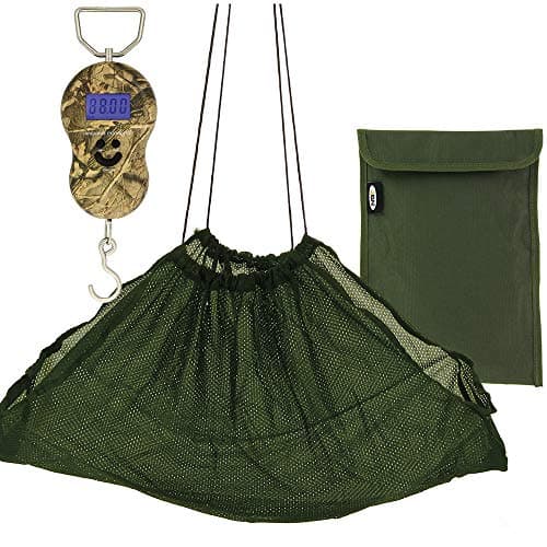 Carp Fishing Camo Digital Folding Weigh Scales Handles 88lb / 40kg Sling & Case