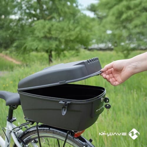M-Wave Amsterdam Bicycle Top Case - Black, Large — view 6