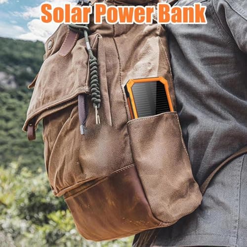 Solar Panel Power Bank Fast Charging Power Bank — view 2