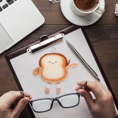 Cartoon Toast Coin Purse Adorable Fabric Pouch for Boys and Girls — view 5