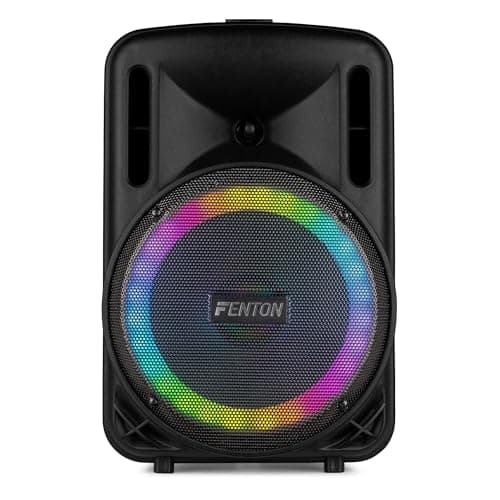 Fenton FT10LED MK2 10-Inch Portable PA System, 450W, Battery, Mic — view 2