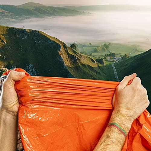 Bramble - 5 Premium Emergency Thermal Bivvy Bags, Survival Weatherproof Rescue Sleeping Blankets - For Safety While Hiking, Camping, Extreme Sports — view 5