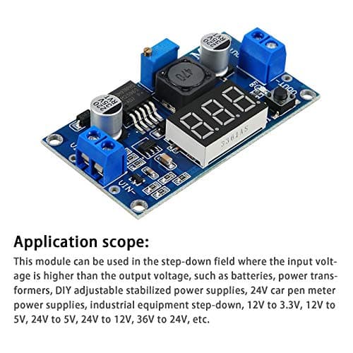 DC-DC Buck Converter Modules LM2596S Adjustable Voltage Regulator, 2 Pcs — view 4