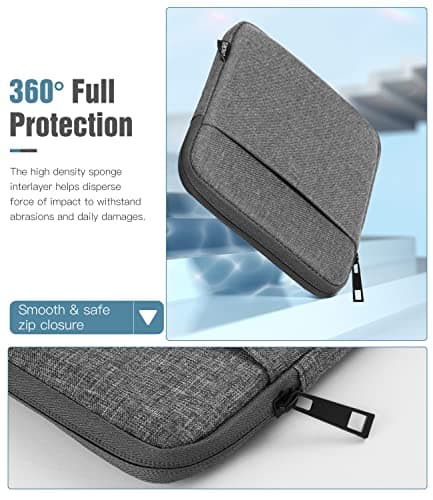 TiMOVO 6-7 Inch Sleeve Case for eReader Book, Dark Gray — view 4