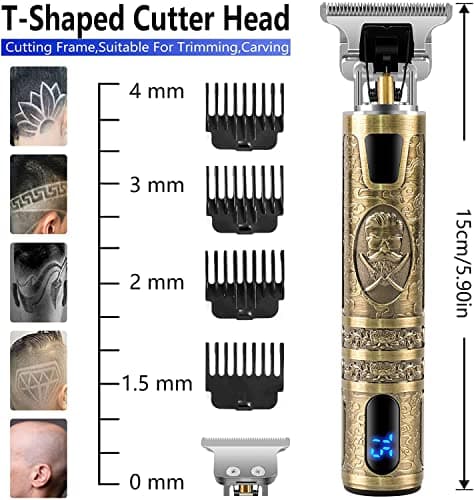 Hair Clippers Men Professional Beard Trimmer, Electric Self Hair Clippers — view 4