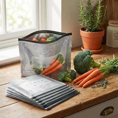 30 PCS Reusable Aluminum Foil Sealable Bags — view 5