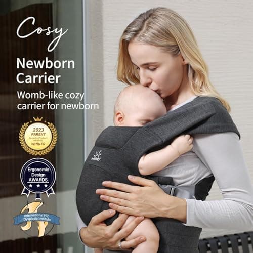 MOMTORY Baby Carrier for Newborns, Ergonomic Hip Seat Carrier, 3-12kg — view 2