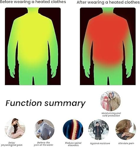 Unisex Heated Jacket Hooded Carbon Fibre Heated Outer Layer for Cold Days — view 6