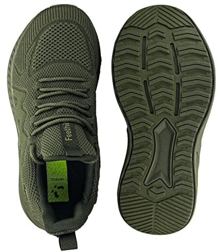 Feethit Women Trainers Casual Sneaker Shoes Gym Sport Tennis Army Green 6 — view 6