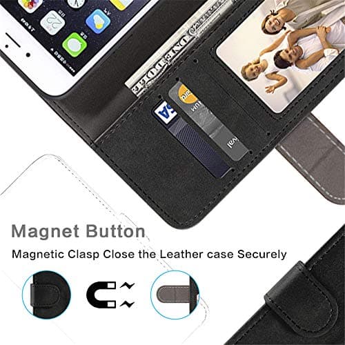 Shantime Faux Leather Case for ZTE Telstra 5G Hotspot 2 - Black — view 4