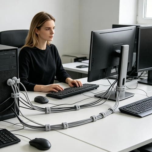 Silicone Cable Organizer Anti-Knotting Organization Straps — view 2