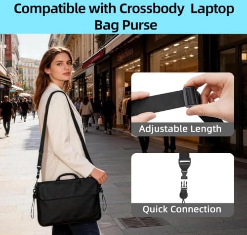 Gowjaw Adjustable Shoulder Strap:Comfortable for iPad Strap Nylon Neck Lanyard for iPad/Samsung Tablet Case,Camera Binocular Crossbody Laptop Luggage Bag — view 6
